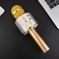 ราคา WS 858 เครื่องเล่นคาราโอเกะ บลูทูธ ไร้สาย ไมโครโฟนคอนเดนเซอร์ ลำโพงในตัว เสียงดี ใช้งานได้ยาวนาน ทนทาน (20849109225)