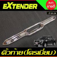 ราคา ครอบมือเปิดกระบะท้าย คิ้วท้าย คิ้วฝากระบะท้าย สีดำด้าน MG EXTENDER 2018 2024 AO (19212019627)