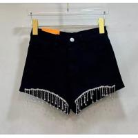 ราคา กางเกงยีนส์ขาสั้น แต่งเพชร สไตล์ฮ่องกง (18865783681)