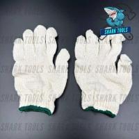 ราคา ถุง ถุงมือผ้า ถุงมืองานเกษตร ถุงมือผ้าขอบยางยืดสีเขียว ผ้าทอ 5 ขีด 2 คู่ (19396144888)