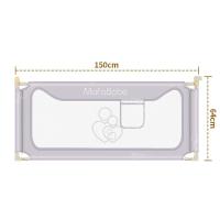 ราคา MafaBabe2 3ด้าน คอกกั้นเด็ก 5ฟุต6ฟุต คอกกั้นเตียง กั้นเตียง กันเด็กตกเตียง รั้วกั้นเด็ก มุ้งเตียงเด็ก ที่กั้นเตียง กันเด็กตกเตียงbaby bed rail Child barrier (14275828616)