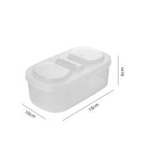 ราคา กล่องพลาสติกใส่อาหารในตู้เย็นกล่องเก็บอาหารสดสำหรับเก็บขนมธัญพืชที่จัดเก็บแบบใสให้แห้ง (21170463104)