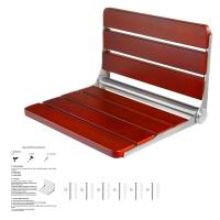 ราคา ที่นั่งอาบน้ำพับได้ติดผนังที่นั่งอาบน้ำสำหรับอาบน้ำภายในเก้าอี้อาบน้ำไม้พับได้สำหรับผู้สูงอายุ โหลด396ปอนด์ (16955422893)