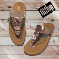 ราคา ของแท้อย่างเป็นทางการ FITFLOP Flip Flops รองเท้าแตะแบบหูหนีบผู้หญิง รุ่น รองเท้าเพื่อสุขภาพ Womens รองเท้าแตะ รองเท้าผ้าใบ 3 year warranty (21190600572)