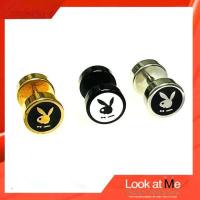 ราคา จิวหู Logo Playboy จิวหูเกาหลี จิวหูสแตนเลส จิวหูผู้ชาย ต่างหูจิว จิวเจาะหู จิวใส่หู ต่างหูแฟชั่น วัสดุทำจาก surgical stainless steel หน้าขนาด 8 mm ก้าน 1 2 mm งาน นำเข้า จาก เกาหลี (12176558512)