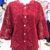 ราคา เสื้อลูกไม้คนอ้วน อก 44 48 52 (19668094524)