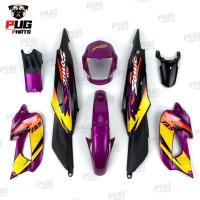 ราคา PUGParts ชุดสีSonic เก่า 2000 ชุด8ชิ้น สีม่วงเกล็ดท้ายดำ ชุดสีโซนิค ปี2000 ชุดสีโซนิคตัวเก่า (7374425282)