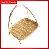 ราคา ถาดรองตั้งตกแต่งตะกร้าอาหารตะกร้าผลไม้สานด้วยมือลายเมฆเดินถาดเสิร์ฟอาหารไม้ไผ่ตะกร้าไม้ไผ่ใส่ของสำหรับโต๊ะคาเฟ่ห้องครัว (21079086474)