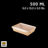 ราคา กล่องกระดาษ กล่องกระดาษใส่อาหาร กล่องข้าวกระดาษ กล่องไฮบริด กล่องกระดาษคราฟท์ ฝาใส 20 ชิ้น แพค Packingthailand (9037229992)