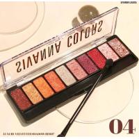 ราคา SIVANNA EYESHADOW HF697 ซิลวานาอายแชโดว์เนื้อดินน้ำมัน 10 สี มีเนื้อครีมสีแมทท์และเนื้อครีมชิมเมอร์ (18994048343)