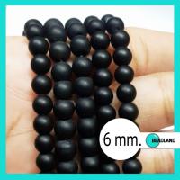 ราคา ุ6 มิล นิลด้าน นิลดำ หินแท้ หินเส้นยาว หินแบ่งขาย หินนำโชค หินมงคล หินร้อยสร้อย ร้อยกำไล by ฺBeadland (20812704315)