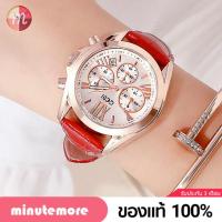 ราคา GD 2986 ฮิตที่สุด สายหนัง สวยคม จีดี้ แท้ นาฬิกาข้อมือผู้หญิง Gedi โรสโกลด์ (1572204169)
