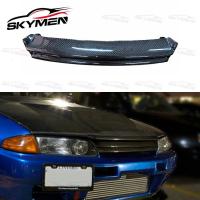 ราคา กระจังหน้าคาร์บอนสำหรับ Nissan Skyline R32 GTR ตะแกรงกันชนหน้ากระจังสีดำแบบไม่ทาสีกระจก OEM ไฟเบอร์สำหรับแต่งรถ R32 (20585874829)