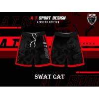ราคา กางเกงพิมพ์ลาย A T SPORT รุ่น SWAT CAT กางเกงบาส ใส่เที่ยว ออกกำลังกาย (17416854133)