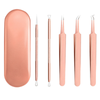 ราคา ชุดเข็มกดสิว สเตนเลส 5 ชิ้น ที่กดสิวหัวดำ สีพาสเทล พร้อมส่ง (20741274412)