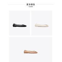 ราคา TORY BURCH CLAIRE รองเท้าบัลเล่ต์หนังแกะส้นแบน 147379 (20910880116)