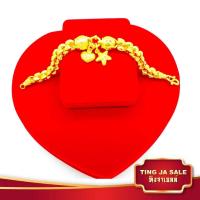 ราคา สร้อยข้อมือทอง เครื่องประดับ ทองเหมือนแท้ ลายรวงข้าวดาวใจ น้ำหนัก3บาท มีขนาดความยาวให้เลือก ชุบทองคำแท้ 24K สินค้าขายดีพร้อมส่ง (893338608)