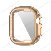 ราคา Case สำหรับ Apple Watch Series 8 Pro 49Mm ชุบ TPU ป้องกันกันชนสำหรับ I Watch Apple Watch Series 8 7 41Mm 45Mm ปกกรอบ (19870052047)
