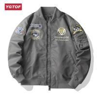 ราคา YGTOF เสื้อผ้าแนวสตรีทแจ็คเก็ตทหารฮิปฮอปเสื้อแจ็คเก็ตเบสบอลเสื้อนอกเข้ารูปแบรนด์พอดีตัวเสื้อแจ็กเก็ตนักบินและเสื้อโค้ทปักลายเสือลำลอง (20502571976)