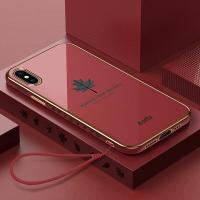 ราคา เคส iPhone X XS XR Xs Max ใบเมเปิลดีไซน์ใหม่เคสโทรศัพท์อ่อนสำหรับ iPhone XsMax (14025518541)