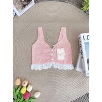 ราคา ป้ายแท้ Pee Ka nong เสื้อกล้ามครอป จับจีบตรงอก T SHIRTNISTA (13402640594)