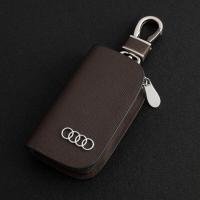 ราคา สำหรับรถ Audi ที่ใส่กุญแจหนังสมาร์ทรีโมทคอนโทรลฝาครอบ Fob Case กระเป๋าพวงกุญแจ Keyring (8574531040)
