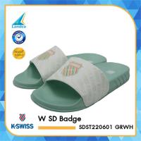 ราคา K Swiss Collection รองเท้าแตะ รองเท้าลำลอง รองเท้าแบบสวม สำหรับผู้หญิง เคสวิส W SD Badge SDST220601 WH BKWH BLWH GRWH 590 (15878829648)