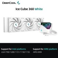 ราคา DeepCool LT720 520 White CPU Liquid Cooler ARGB Fan Integrated Water Cooling 360mm Radiator For LGA1700 2011 115x AM4 AM5 lesufgmze7 (20985330782)