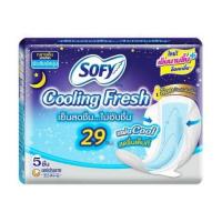 ราคา Sofy โซฟี คูลลิ่งเฟรช กลางคืน สลิมมีปีก 25 29 ซม จำนวน 5 9 ชิ้น (21262602889)