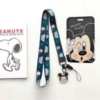 ราคา เชือกยาวคู่กระเป๋าเก็บบัตรพร้อมจี้บัตรนักเรียนเคสป้องกันการ์ด IC มิกกี้เมาส์แบบเรียบง่าย Relief พิมพ์ลายเป็ดโดนัลด์ (18720792462)