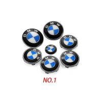 ราคา หมวกโลโก้ของแท้7ชิ้น เซ็ตสำหรับ BMW 82มม 74มม สติกเกอร์แถบยางสำหรับสโนว์โมบิลหน้าสัญลักษณ์45มม ฝาครอบดุมมม ล้อ68 (20268912150)
