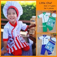 ราคา ชุดอาชีพเด็ก ชุดเชฟ ชุดกุ๊ก ชุดเชฟเด็ก 1 9 ปี (10200765752)