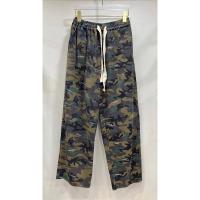 ราคา BTS กางเกงยีนส์ทรงกระบอก เอวสม๊อค ลายทหารH (21055316033)