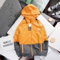 ราคา เสื้อแจ็คเก็ตผ้าร่มแขนยาว มีฮูด ฮูดปรับขนาดได้ พร้อมส่ง (20561352899)