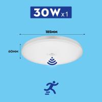ราคา er ไฟเซนเซอร์ตรวจจับความเคลื่อนไหว Veranda Light สำหรับทางเดินในร่มภายในบ้าน LED Light ห้องนั่งเล่นโคมไฟรอบหลอดไฟอัจฉริยะไฟเซนเซอร์ตรวจจับความ (19739013139)