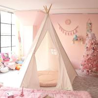 ราคา custom indoor tent small cheap teepee tent foldable house flooring kids play toy tents for children (19227166507)