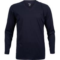 ราคา เสื้อยืดแขนยาว คอวี ผ้าฝ้ายแท้ 100 นุ่ม สบาย ไม่ย้วย (16441422978)