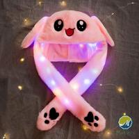 ราคา Makayo หมวกกระต่าย กระดิกหูได้ หูกระต่ายนายอน หมวกหูกระต่าย ขยับได้ หมวกหูกระต่ายดุ๊กดิ๊กน่ารัก LED หมวกกระต่ายหู Bunny Hat With Wiggle Ears And LED Ligh (19871276634)
