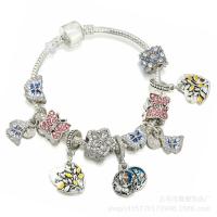 ราคา Blue Ice Original Snow Treasure และจี้ต้นไม้แห่งชีวิตสร้อยข้อมือเสน่ห์ผีเสื้อ DIY โลหะผสมชุบเงินดอกไม้สร้อยข้อมือลูกปัด (21307374316)