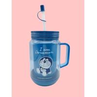 ราคา แก้วน้ำ แก้วมีหูจับ มีหลอด แก้ว2ชั้น แก้วลายการ์ตูน ลิขสิทธิ์แท้ 550 ml และ 400 ml (19462096805)