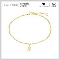 ราคา Gemondo สร้อยข้อมือทองคำ 9K ตัวอักษร S ประดับเพชร Diamond สร้อยข้อมือตัวอักษรภาษาอังกฤษ initial letter (20421954876)