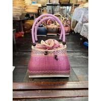 ราคา กระเป๋า กระเป๋าสาน งานละเอียด ประณีต otop กระเป๋าคุณนาย กระเป๋าถือ กระเป๋าชุดไทย กระเป๋าไม้ไผ่ กระเป๋าคุณหญิง (20988561748)