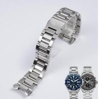 ราคา สร้อยข้อมือ สายนาฬิกา สำหรับ TAG Heuer Calera Series Solid สแตนเลส Watch Accessories Band Steel สีเงิน 22mm (19927236688)