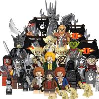 ราคา Compatible with LEGO Lord of the Rings building block minifigures Medieval Lord of the Rings Orcs Goblin Sauron Ringwraith TV6401 toys (20800248190)