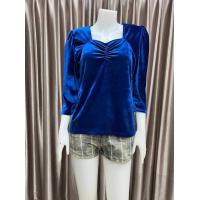 ราคา เสื้อกำมะหยี่ แขนสามส่วน จั้มหน้าอก อก 36 40 นิ้ว สวย หรู ผ้านิ่ม ใส่สบาย ใส่ได้ทุกโอกาสค่ะ เฉพาะเสื้อ (16787558814)