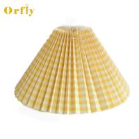 ราคา โคมไฟฝาครอบจีบโคมไฟ E27ที่คลุมหลอดไฟญี่ปุ่นผ้าสไตล์ตารางโคมเพดานตกแต่งข้างเตียงหลอดไฟโต๊ะทำงานบ้าน (9661354891)