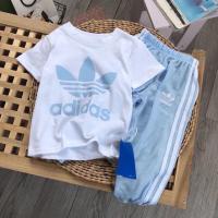 ราคา ADIDAS ชุดวอร์มของเด็กใส่ได้ทั้งชายและหญิงชุดเสื้อยืดแขนสั้นและกางเกงสำหรับฤดูร้อนแบบสองชิ้น 1SETS (13207086109)