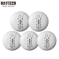 ราคา Daytech 5PCS Smoke Detector ตรวจจับควันไฟ สัญญาณเตือนไฟไหม้ เซ็นเซอร์สัญญาณเตือน ไฟไหม้ตรวจจับควัน SM02 (20058867815)