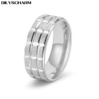 ราคา แหวนสแตนเลสฝ้า8มม สำหรับผู้ชายผู้หญิงแฟชั่น DILYSCHARM (21105523392)