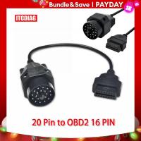 ราคา อะแดปเตอร์ OBD สำหรับ BMW 20pin กับ OBD2 16PIN ตัวเมียสาย OBD2 E39 X5 Z3สำหรับสายต่อขาย BMW 20ขา (21170656333)